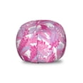 thumbnail image 1 of Spring Storage Toy Bag Chair, Shabby Lotus Flower Bouquets Romantic Feminine Zen Blossoms Leaf Graphic, Stuffed Animal Organizer Washable Bag, Large Size, Mauve Pink and Magenta, by Ambesonne, 1 of 3