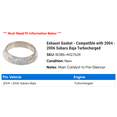 thumbnail image 2 of Exhaust Gasket - Compatible with 2004 - 2006 Subaru Baja Turbocharged 2005, 2 of 2
