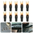 thumbnail image 4 of 10 terminales de conexión rápida para audio de coche, conectores de horquilla para cable de amplificador, terminales de horquilla para cable de altavoz de coche, 4 of 7