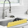 thumbnail image 6 of Sink Splash Guard Splatter Screen Water Retaining Strip Anti Slip Design Silicone for Home Washbasin Kitchen, 6 of 9