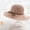Pink, variant on Ponytail Sun Hat 23in Foldable Straw Visor with Bow Open Top Wide Brim Beach Hat for Summer Vacation Travel Outdoor Garden Styling White 22-22.8 in