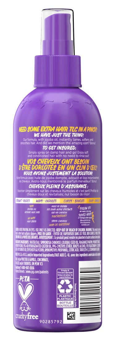 Aussie Hair Insurance, Leave-in Conditioner for All Hair Types, 8 fl oz (Pack of 2)
