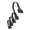 One for four, variant on YIGSECU Computer Hard Drive Power Cord Power Cord 15pin Male To 1/2/3/4/5 Female Power Cord