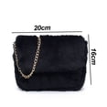 thumbnail image 2 of Fashion all-match one-shoulder messenger chain cute plush small bag, 2 of 5