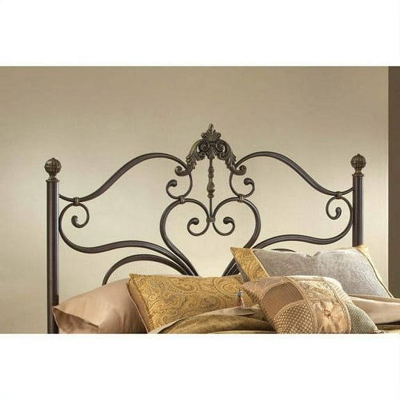Hillsdale Furniture Newton Queen Headboard with Frame, Antique Brown
