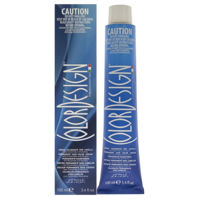 Color de cabello permanente - 1 negro de ColorDesign para unisex - Color de cabello de 3.4 oz