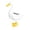 3A - 13.4Inch, variant on Fuebueo Solar Swan Lights Outdoor 30 Inch, Metal Animal Statue Garden Decor, Hollow Filigree Pathway Landscape Lamp, Rustic Porch Lawn Ornament