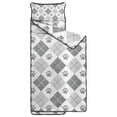 thumbnail image 2 of Pawprints Argyle Toddler Nap Mats for Kids Preschool,Sleeping Mat Bag or Kids,Toddler Sleeping Bag,Toddler Nap Mat or Daycare, 2 of 6