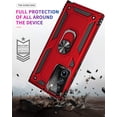 thumbnail image 4 of Grade Drop Impact for Samsung Galaxy Note 20 Ultra Case Galaxy Note 20 Ultra 5G Case Metal Rotating Ring Kickstand Holder  Heavy Duty Case Galaxy Note 20 Ultra 5G Phone Case Rose Gold, 4 of 9