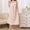 Khaki, variant on Womens Fleece Robes Quick Drying Spaghetti Strap Sleeveless Loose Fit Long Bathrobe