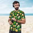 thumbnail image 4 of Wukai St Patrick's Day10 Print Men's Short-Sleeved Mesh T-Shirt,Quick-Dry Short Sleeve Workout T-Shirt-XX-Large, 4 of 8