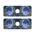 thumbnail image 7 of Yayeee Faucet Mat for Kitchen Sink 14.7" Diatomite Long Splash Guard Pad, Beautiful Floral Moon, 2 Pack, 7 of 7