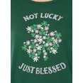 thumbnail image 3 of Way To Celebrate Women's St. Patrick's Day Long Sleeve Graphic T-Shirt, Sizes S-XXXL, 3 of 9