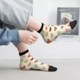 thumbnail image 2 of Pofeuu Heart Polka Dot Print 30cm Socks, Adult Running Hiking Socks for Youth and Adult, 2 of 7
