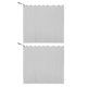 thumbnail image 1 of Cortinas de malla metálica para chimenea, 60 x 55 cm/24 x 22 pulgadas, 2 unidades, color negro mate, antioxidante, 1 of 8