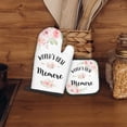 thumbnail image 3 of Memere Gifts Oven Mitts and Pot Holders Sets, Gifts for Memere from Grandkids Kitchen Decor Accessories Sets, World‘s Best Memere Heat Resistant Oven Glove Potholders for Kitchen Cooking, 3 of 6