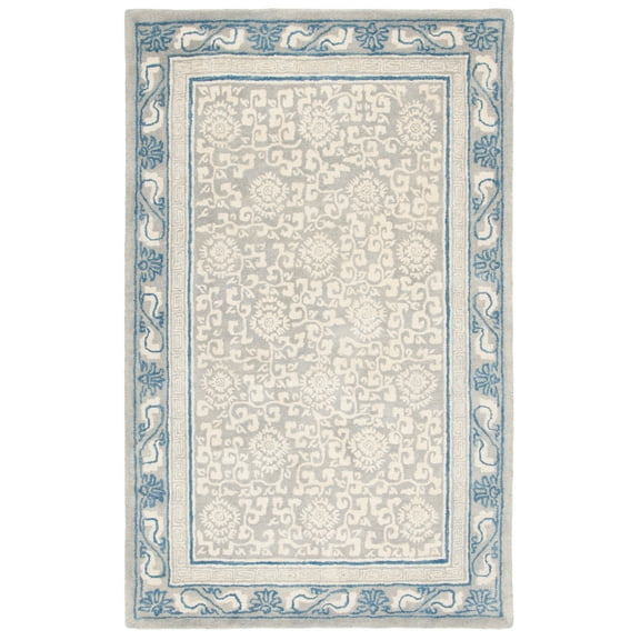 SAFAVIEH Antiquity Tiarnan Oriental Wool Area Rug, Grey/Ivory, 8' x 10'