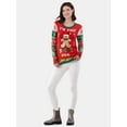 thumbnail image 2 of No Boundaries Christmas Sweater, Women's and Women's Plus, 2 of 5