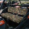 thumbnail image 3 of ZIATUBLES UTV Seat Covers 2 Pack, Oak Leaf Pinecone Camo Waterproof Front Bench Seat Protectors Compatible with Kawasaki Mule 3000 4000, Fade Wear Resistant UTV Decor Accessory Part, 3 of 8