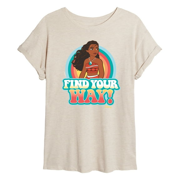 Disney Moana - Find Your Way - Women's Oversized T-Shirt