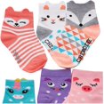 thumbnail image 2 of CPDD Little Girls 12 Pack Shorty Socks Multi Pop Up Critters Baby Girls, 2 of 3