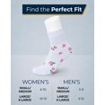 thumbnail image 7 of Pembrook Unisex Non-Binding Diabetic Ankle Socks, Mixed Flowers, Medium, 6 Pairs, 7 of 7