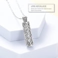 thumbnail image 6 of Cylinder Urn Necklace for Ashes Glass Hollow Cylinder Vial Keepsake Urn Cremation Jewelry Memorial Lockets Ashes Holder for Women Men, 6 of 9