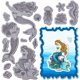thumbnail image 1 of Sello de goma de arrecife, caballito de mar, caracola, sellos de montaje de EVA, estrella de mar, Medusa, juego de sellos de goma, 1 of 9