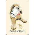 thumbnail image 4 of Jim Baldwin - Pup-a-cino Wall Poster with Pushpins, 22.375" x 34", 4 of 5