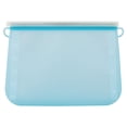 thumbnail image 4 of Siruishop Reusable Silicone Food Bag Sealed Container for Traveling Dishwasher Kitchen Blue, 4 of 8