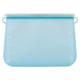 thumbnail image 4 of Bolsa de silicona reutilizable para alimentos, contenedor sellado para viajes, apto para lavavajillas y cocina. Azul, 4 of 9