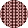 thumbnail image 1 of Ahgly Company Machine Washable Indoor Round Transitional Maroon Red Area Rugs, 7' Round, 1 of 7