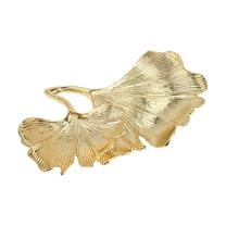 1 x Leaf Decorative Tray-Golden