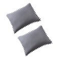thumbnail image 3 of Juego de 2 fundas de cojín Fundas de almohada Fundas de cojín Cojín de sofá Cojín Gris claro Sunnimix Funda de almohada, 3 of 8