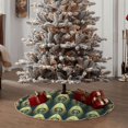 thumbnail image 4 of Haiem Peacock Gold Feather Pattern Christmas Tree Skirt Merry Christmas Party Christmas Tree Decoration,New Year Decorations-48", 4 of 6