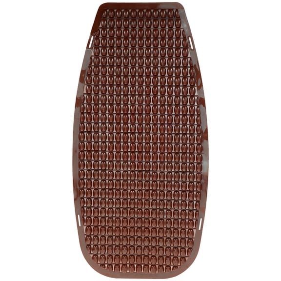 OULII Breathable Motorcycle Seat Cushion Pad Coffee Color for Comfortable Dry Riding in All Seasons