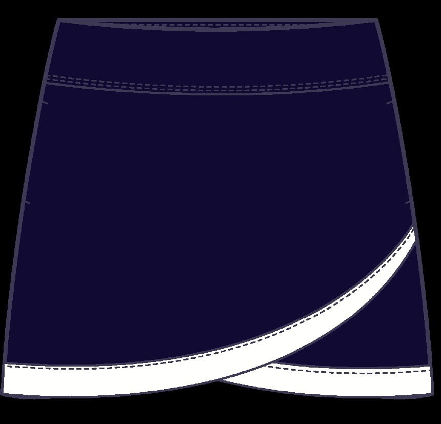 Ben Hogan Women’s Performance 16" Tipped Golf Skort, Sizes XS-XXXL