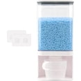 thumbnail image 1 of Distributeur de Détergent à Lessive 35 Oz/bouteille de Parfum Murale pour Rangement de Buanderie, Adapté pour Adoucissant Perles/sel de Mer/distributeur de Riz/arrosages/organisateur de Grains Solides, 1 of 8