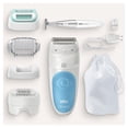 thumbnail image 4 of Braun Silk-épil 5 5-810 Epilator for Women for Gentle Hair Removal, White/Turquoise, 4 of 6
