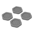 thumbnail image 3 of 4 almohadillas antivibración para lavadora, antideslizantes, silenciosas y a prueba de golpes, universales para refrigeradores, electrodomésticos y Gris hexagonal, 3 of 8