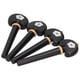 thumbnail image 4 of Clavijas para violonchelo, 4 clavijas para violonchelo, clavijas para afinar cuerdas, clavijas para violonchelo de madera de ébano, calidad superior, 4 of 8