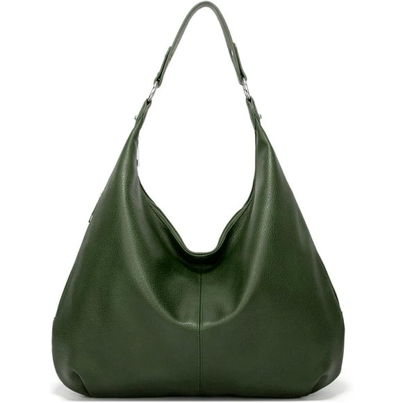 XINQIHANG Hobo Bags for Women Soft PU Leather Shoulder Bag Vintage Slouchy Handbag with Zipper