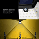 thumbnail image 3 of Paquete de 2 luces solares con sensor solar para exteriores, adecuadas para patio, jardín, garaje, 3 of 5