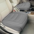 thumbnail image 1 of Funda de asiento de coche BOPUOVRE de lujo de piel sintética universal gris, 1 of 8