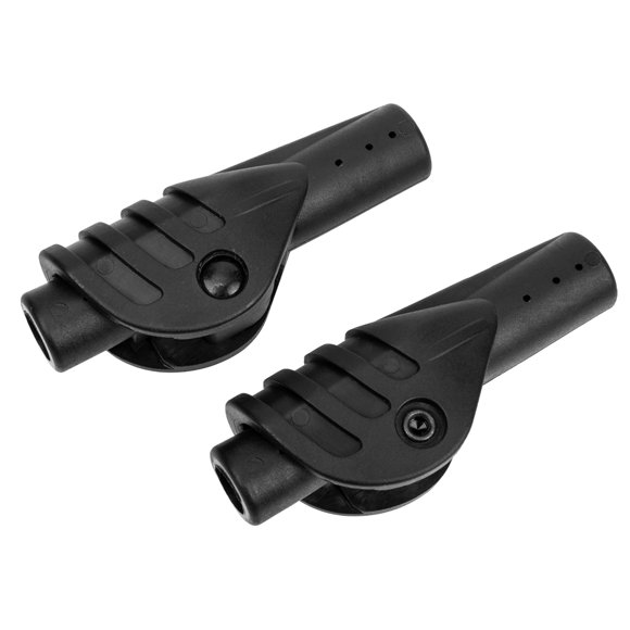 OUNONA 2Ud Accesorios Negro Para Soporte De Varillas En Tiendas De Duraderas