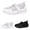 White, variant on AJGRHE Women's Casual Shoes Lightweight Breathable Lace Up Sneakers For Summer Soft Sole Mesh Trainers Casual Everyday Shoes For Black 41