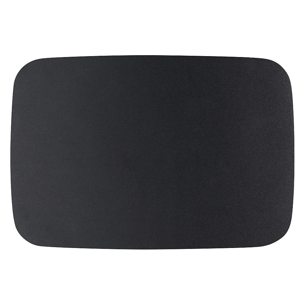 Staples Large Microfiber Mouse Pad Black 50566