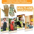 thumbnail image 6 of HANDLANDY Womens Garden Gloves, Breathable Utility Working Gloves for Yardwork, Drivers, Mechanics, Construction, Light work, 6 of 7