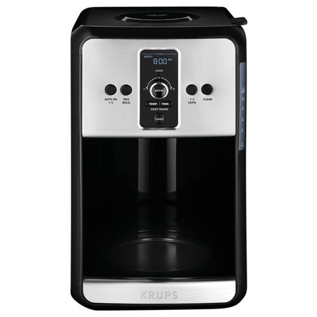 Krups 15 Bar - Krups Turbo Savoy Black 12 Cup Programmable Coffee Maker