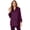 Dark Berry, variant on Roaman's Women's Plus Size Georgette Overlay Big Shirt